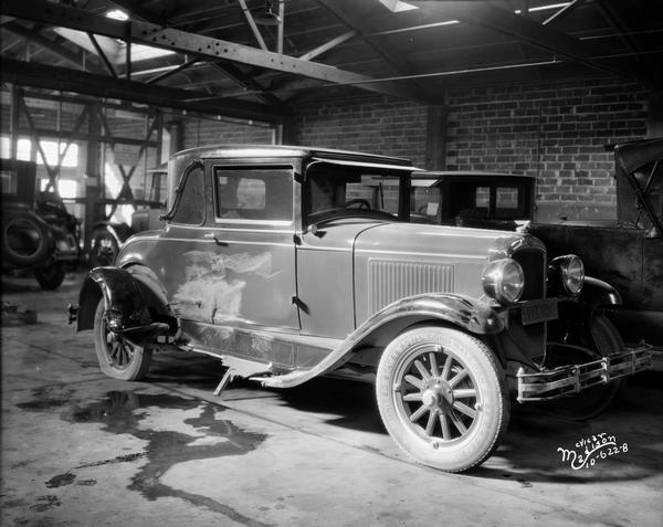 1928 Pontiac in Body Shop