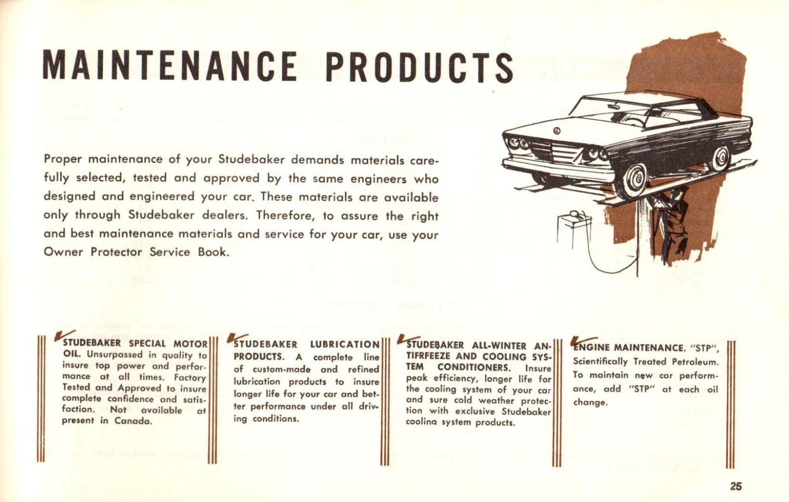 1952 Studebaker Commander Owners Manual